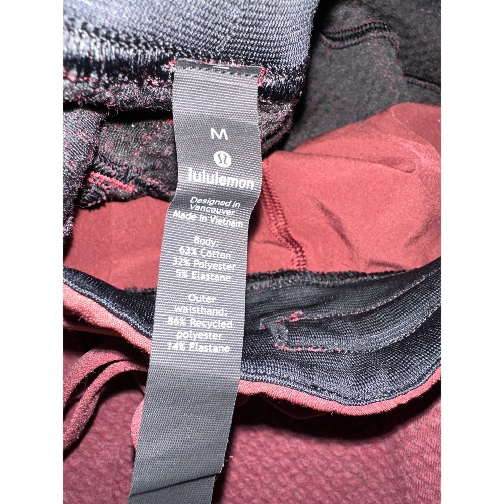 Lululemon At Ease Jogger 29" Inseam Heathered Savannah Red Men's Size Medium - Picture 7 of 13